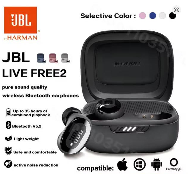 JBL-Live-Free-2-TWS-earbuds-blue-color-lifestyle
