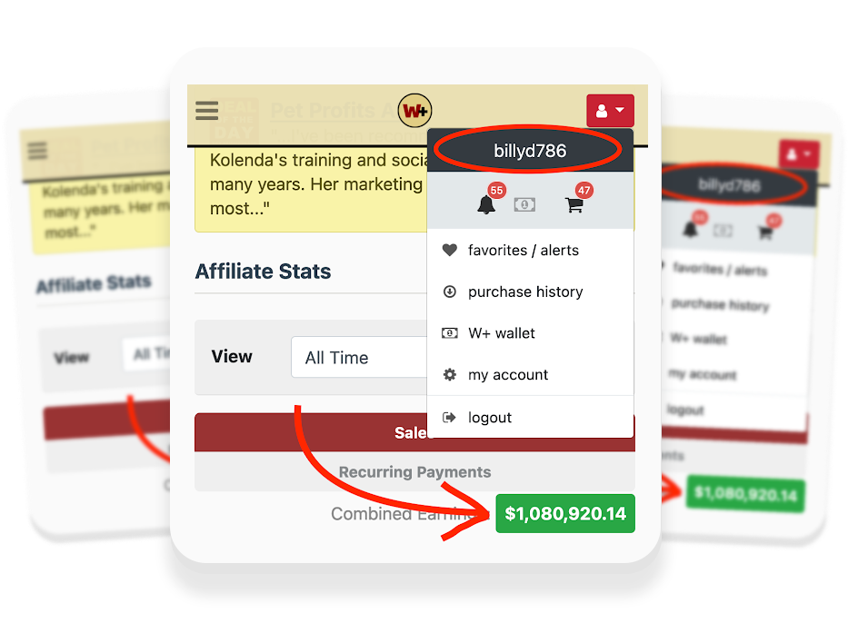 Virox AI software dashboard showing automated traffic statistics and affiliate link tracking