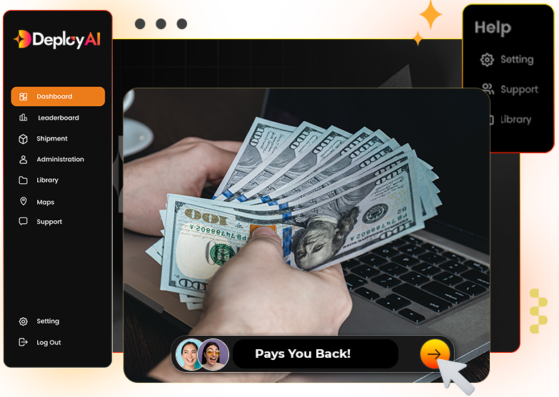 Deploy AI connecting to major LLMs like GPT-4 and Claude for high-quality outputs