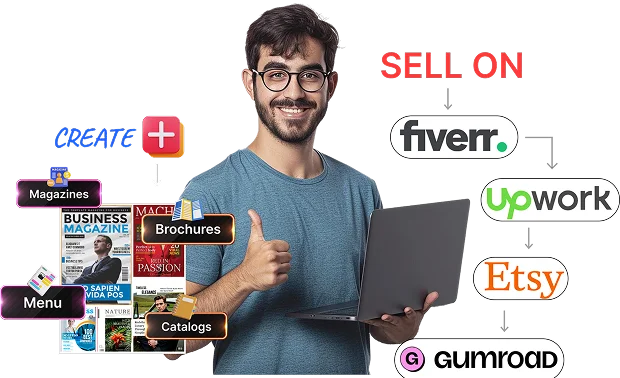 Zynzo AI interactive elements including embedded videos, QR codes, and clickable CTA buttons