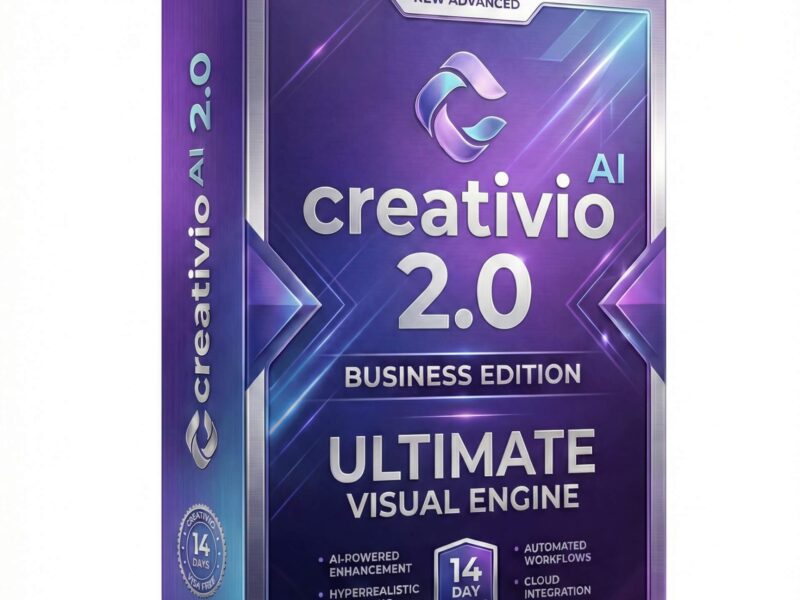 Creativio AI Photography Studio dashboard showcasing AI-generated product backgrounds.