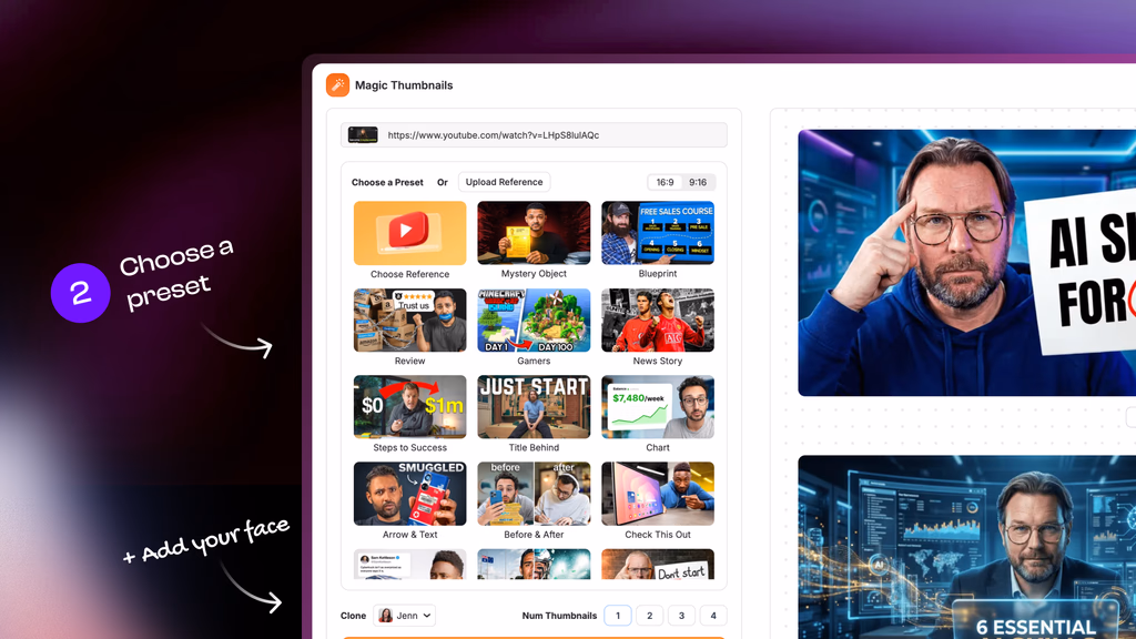 User generating leads with Clickly software