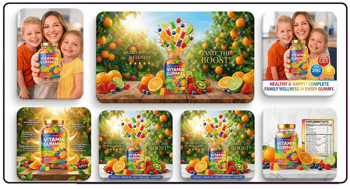 Automated background removal tool inside Creativio AI.