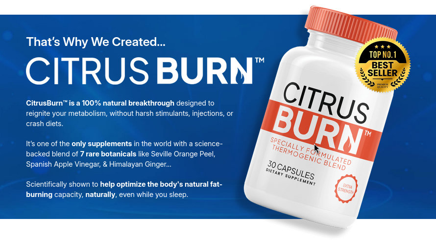 Citrus Burn | Natural Metabolism Booster & Tropical Fat Burning Support